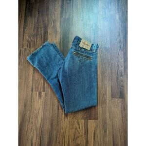 VTG  Levi's Jeans Womens 11m 32x32 Type 1 Tough Western Cowboy Boot Rare